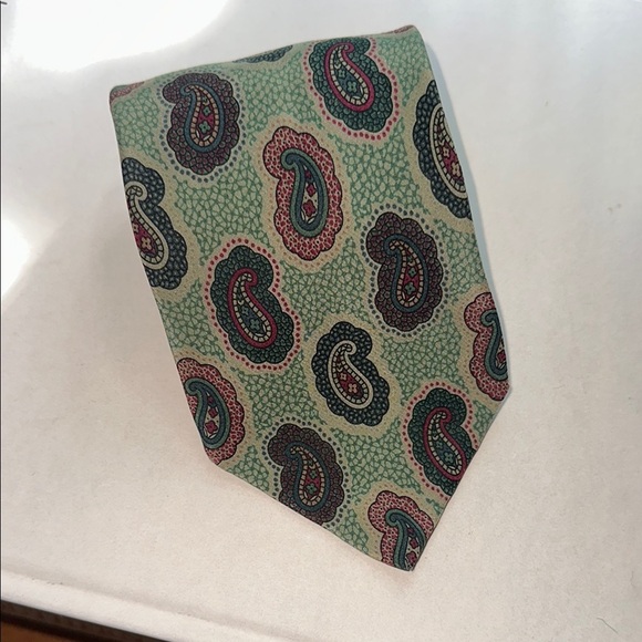 Vintage Fendi Paisley Patterned Men's Tie - Picture 1 of 3